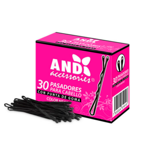 Pasadores Para El Cabello 30 Pzs Negro