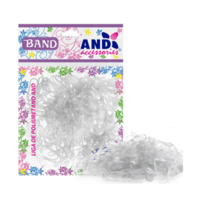 Ligas Para Cabello Tpu Band Color Transparente 200 Pzs