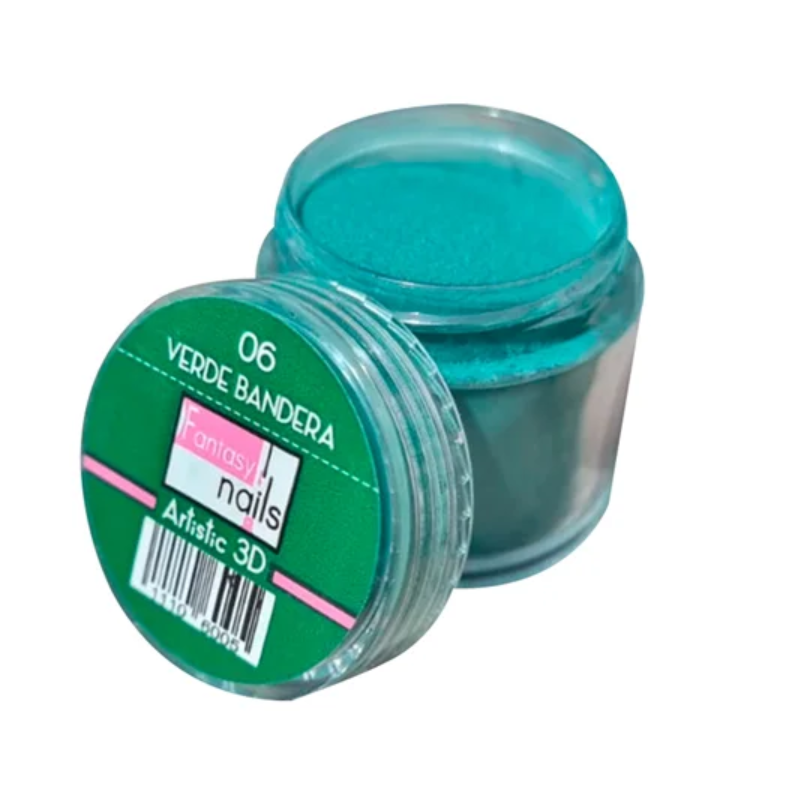 Acrilico 3D 6 Verde Bandera 7G