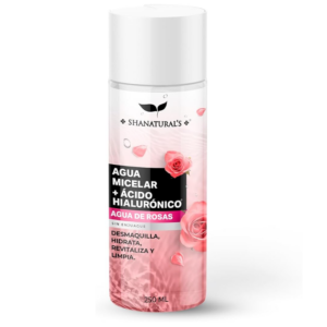 Agua Micelar Acido Hialuronico + Agua Rosas 250Ml