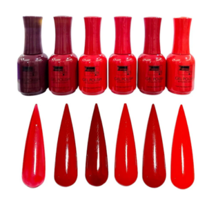 Coleccion Gel Red Wine 6Pzs 15Ml