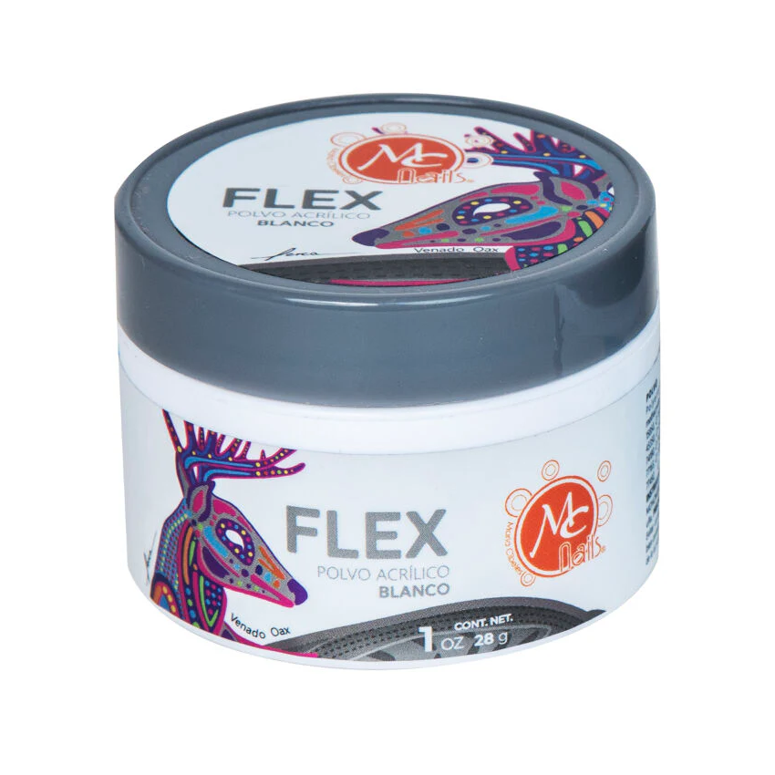 Flex Polvo Acrilico Blanco 1Oz