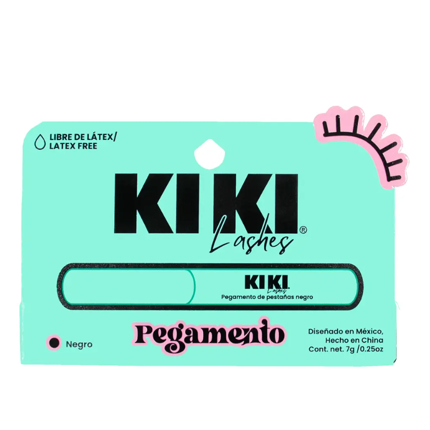 Kiki Lashes Pegamento Negro Con Espatula Kg100 7Gr