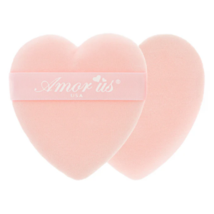 Makeup Powder  Puff  2Pzs Corazon