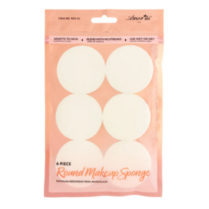 Round Makeup Sponge 6 Piezas