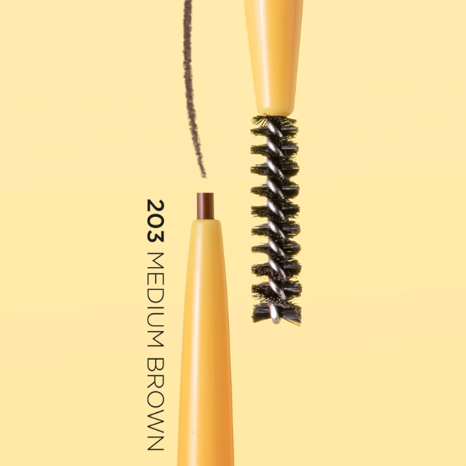 Snatch Precise Brow Pencil 203 Medium Brown